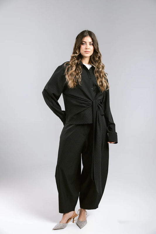 Knot Your Type Striped Set - Amalia-S/M-Greige