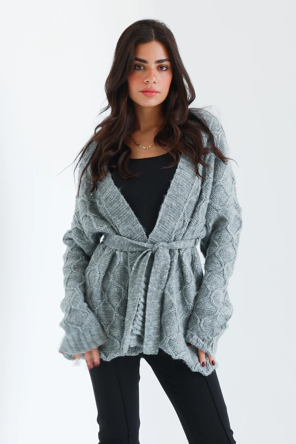 The fog knit cardigan - Sara salama