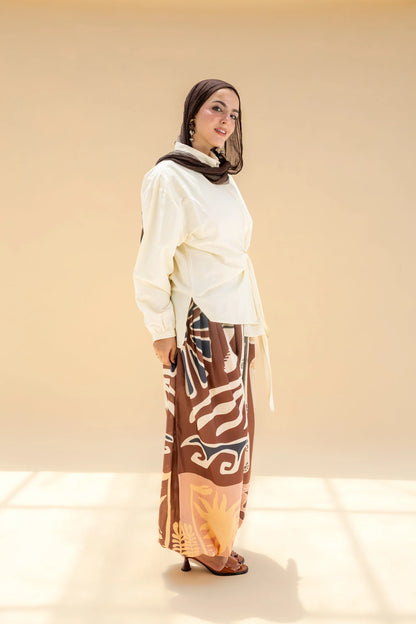 Yellow Azha shirt NC1030 - Noha collection