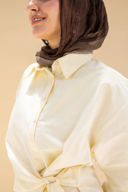 Yellow Azha shirt NC1030 - Noha collection