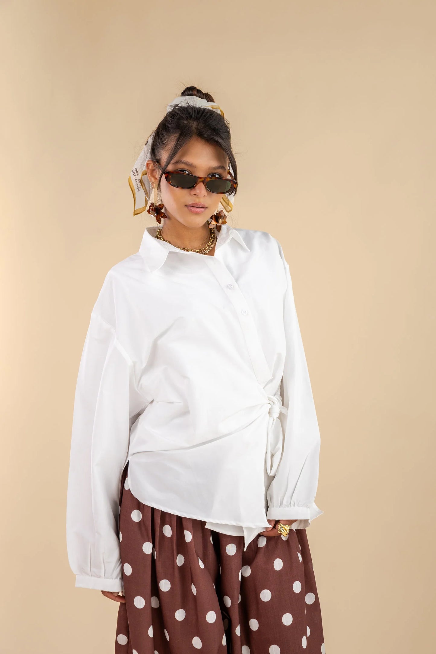 White Azha shirt NC1031 - Noha collection