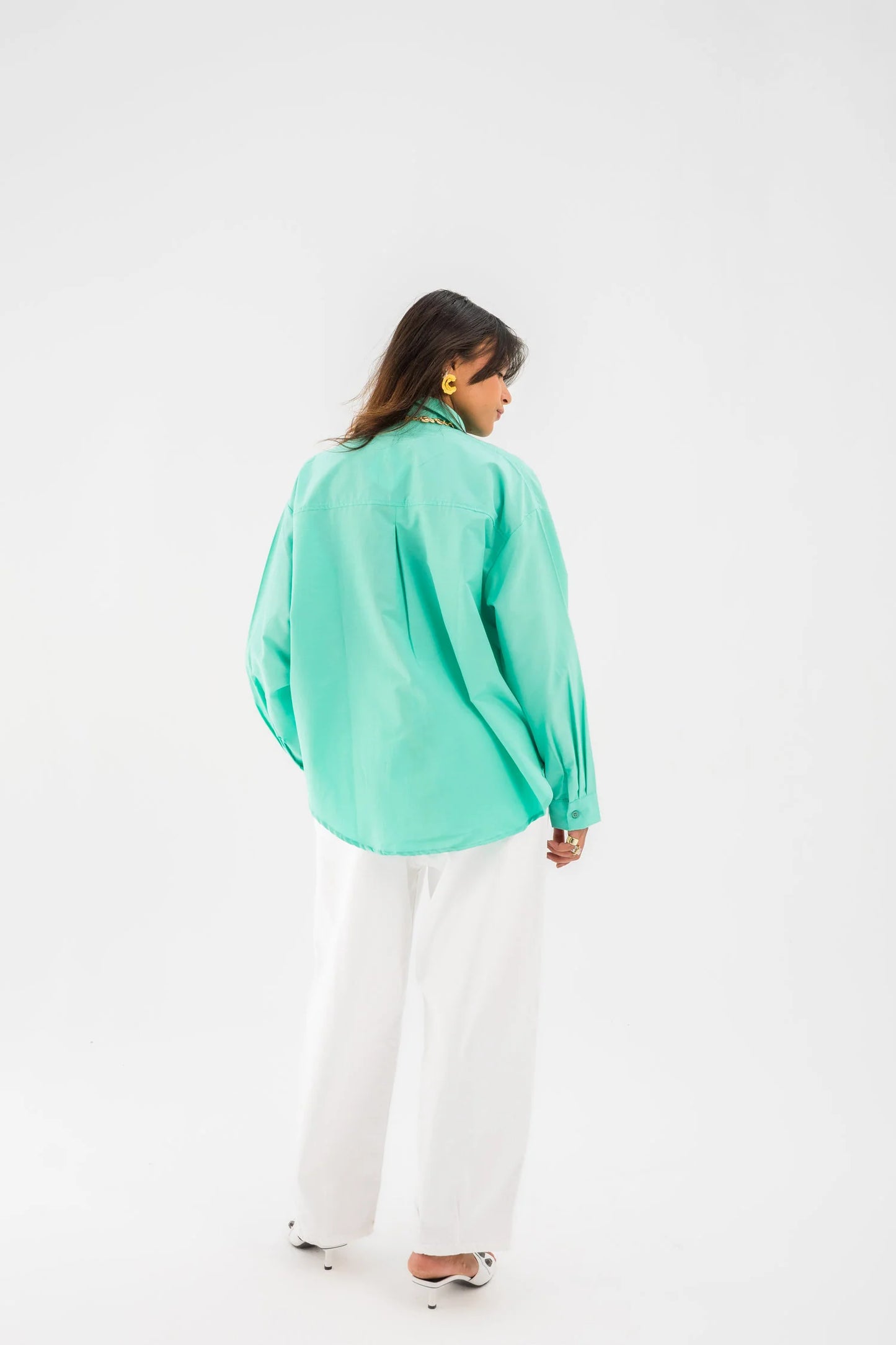 Turquoise Almaza Shirt NC1022 - Noha collection