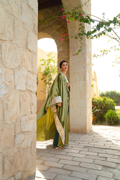 The velvet bloom kaftan - Nawara