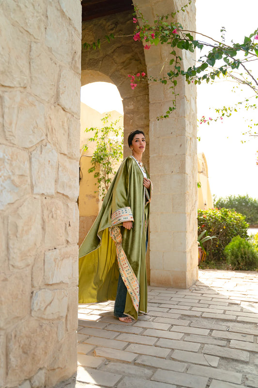The velvet bloom kaftan - Nawara