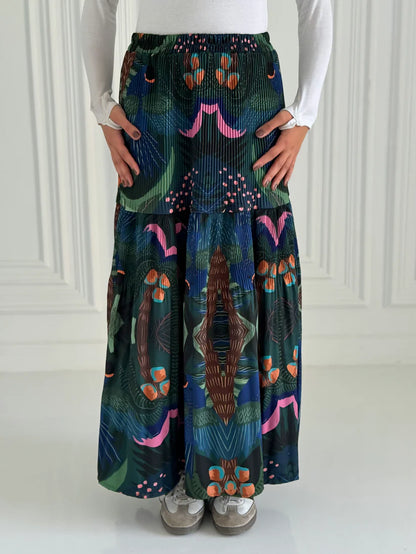 Printed skirt - Chiffon