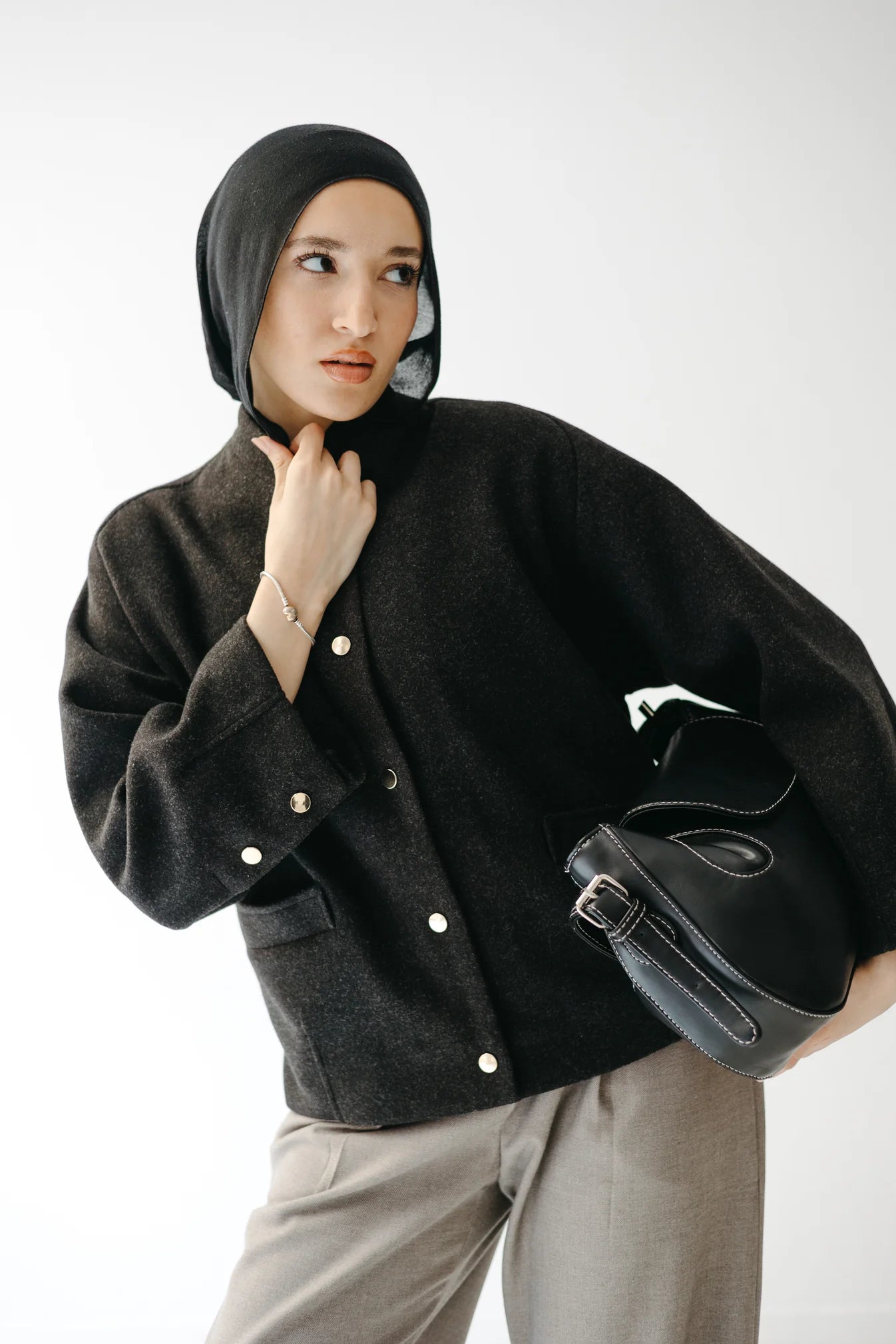 Odette jacket - Peach and mint