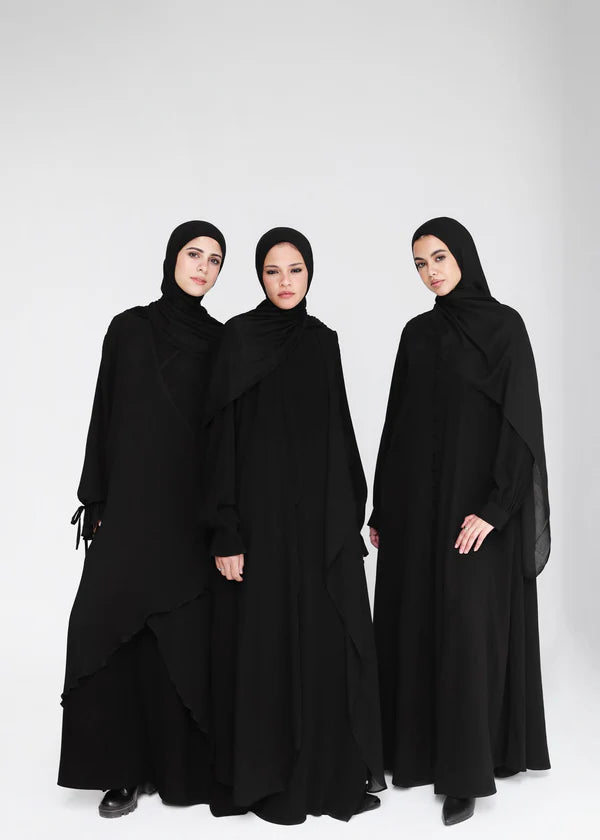 The layered Due abaya - Modesty abaya