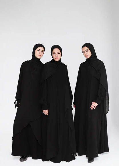 The layered Due abaya - Modesty abaya