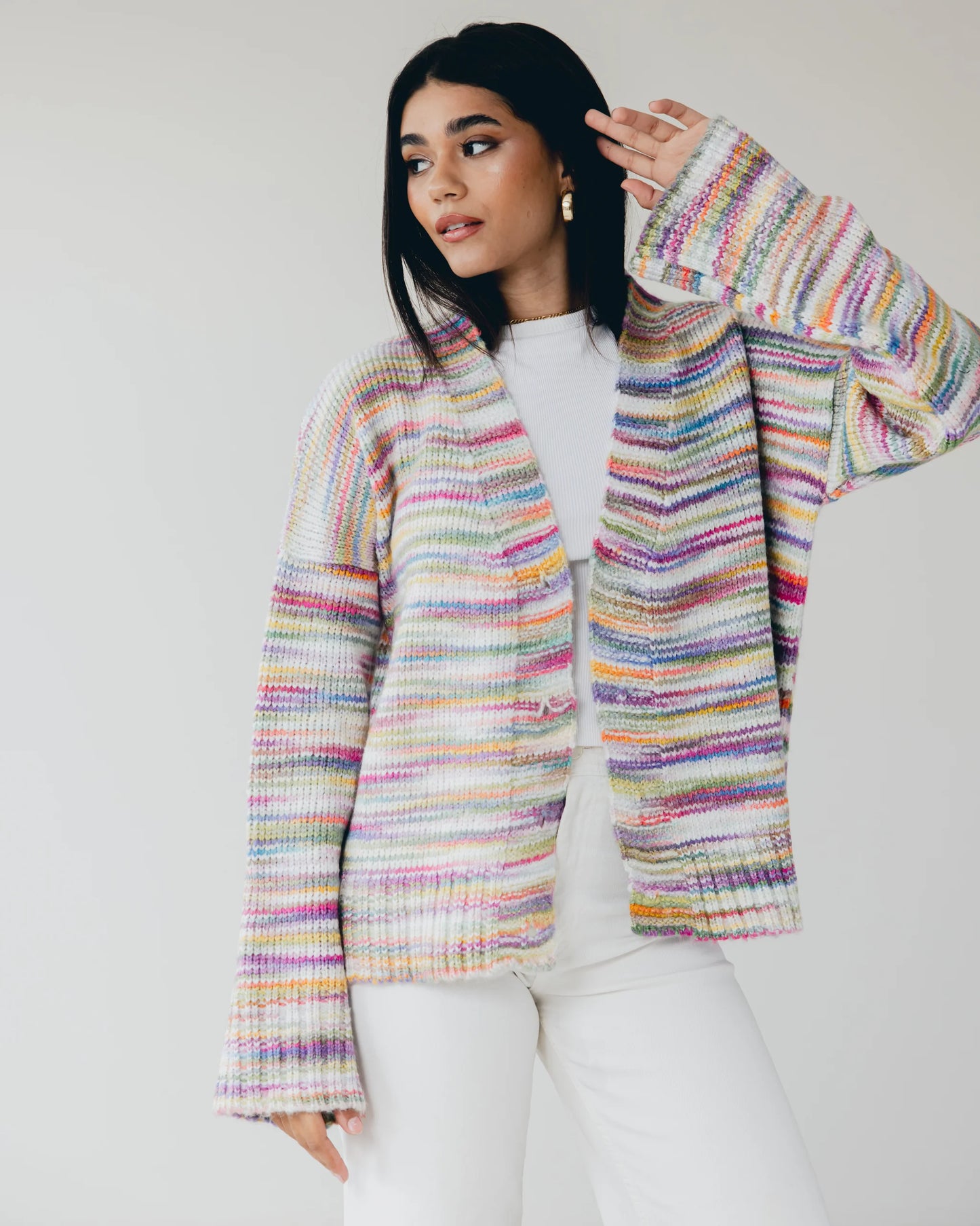 cotton cardigann candy - ASCIA