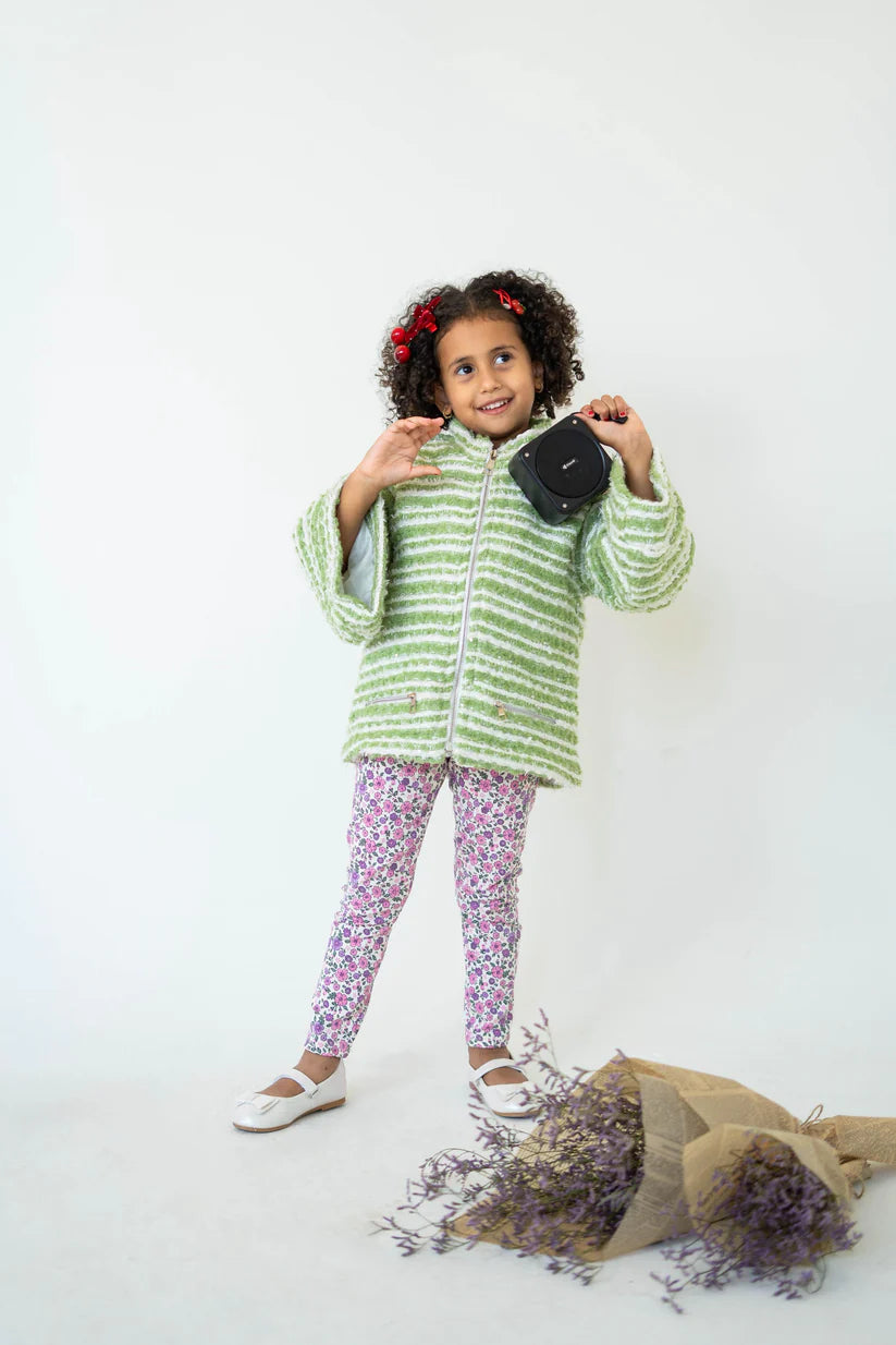 Meadow Stripes Jacket Kids-Traumen