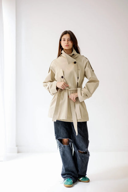 Gabardine Trench Jacket - NOTCH