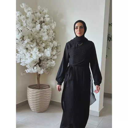 Roman pleated abaya - Modesty abaya