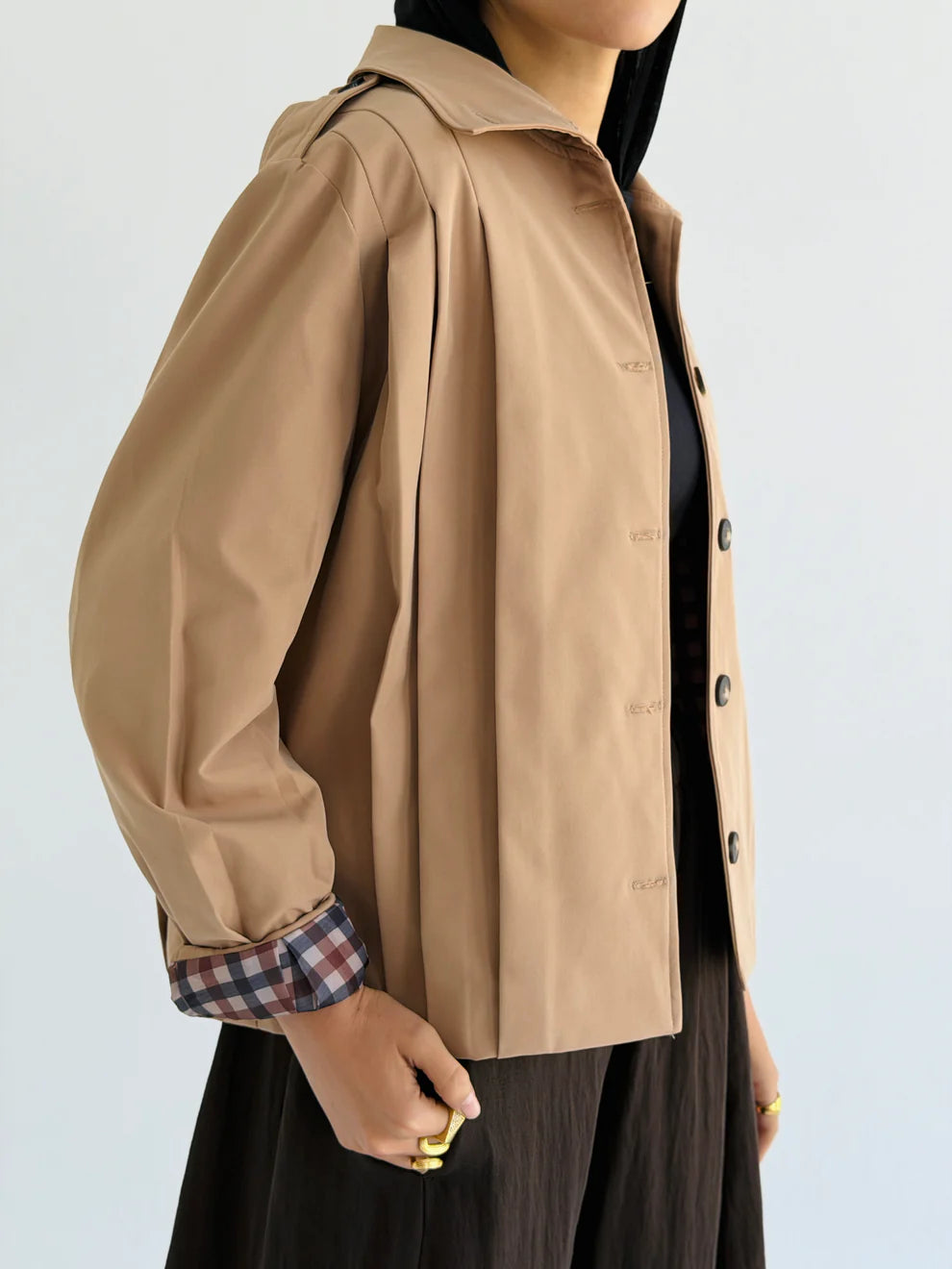 Pleated jacet - Nk Designs