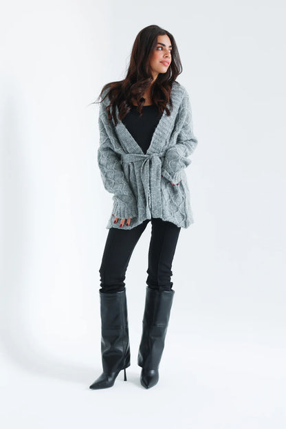 The fog knit cardigan - Sara salama