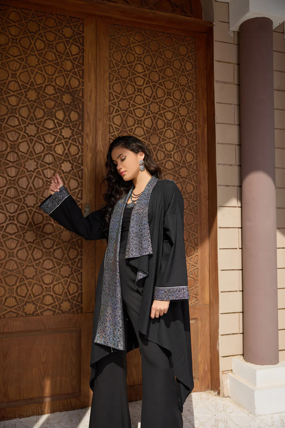 Linen Shimmery Cardigan - Jeno