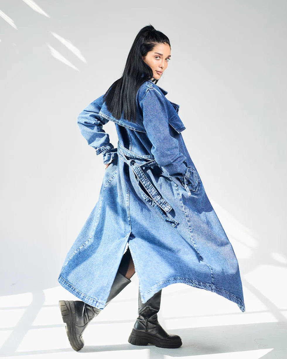 Jean trench coat - Shinelle