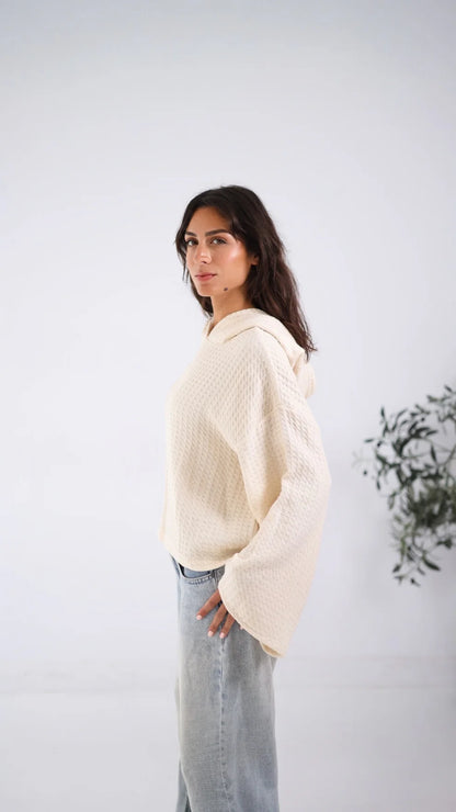 Cropped Knitted Top - Sirius