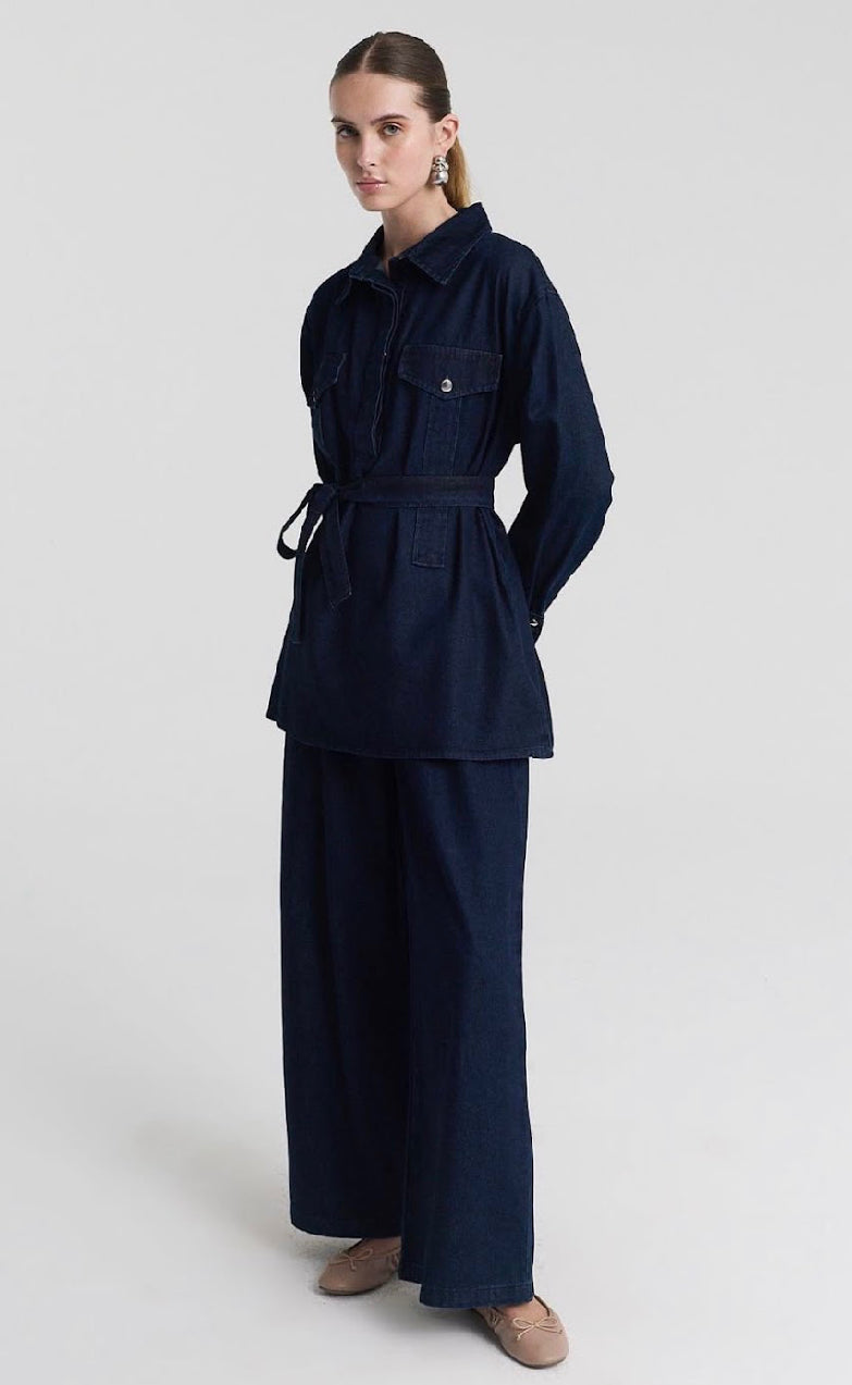 Denim blouse set - Magazin