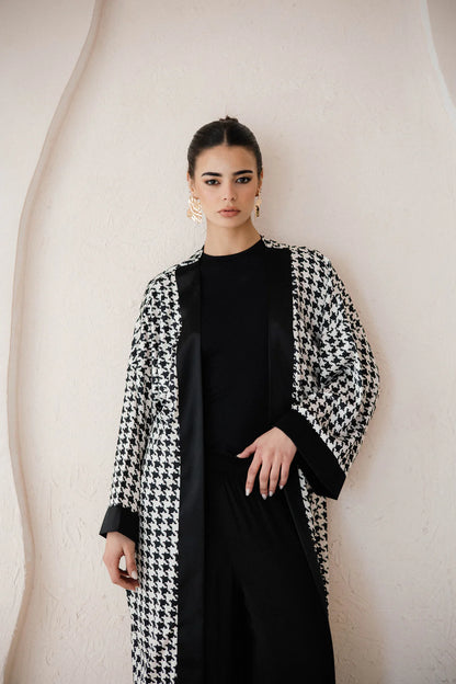 Houndstooth kaftan - Taj