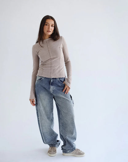 bling denim pants - Tamaa