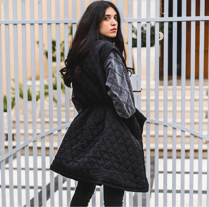 Quilted Bomber Jacket  - Theyab
