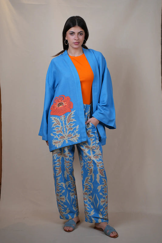 Printed flower cardigan NC47 - Noha collection