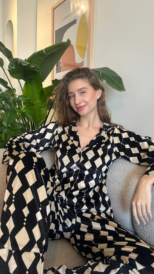 Classic check pj - Femme