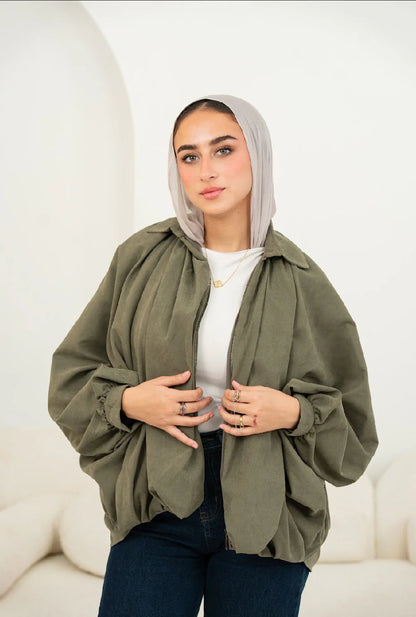 Fleuri Zipper Jacket - Jessy Fahmy