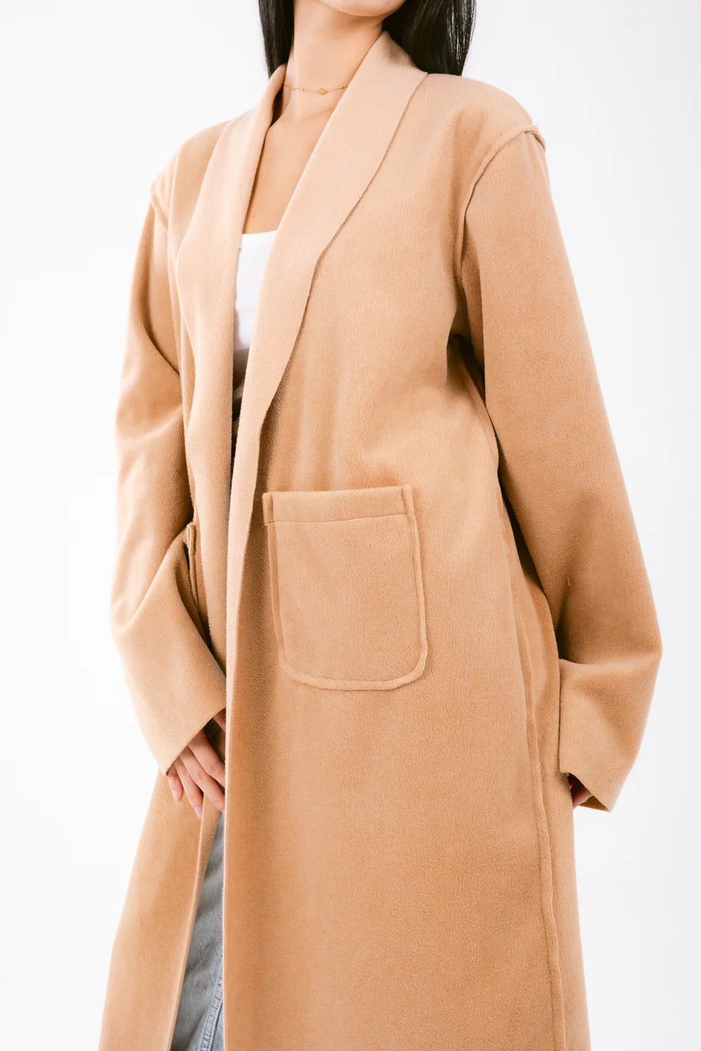 Fur Camel Coat - Nawara