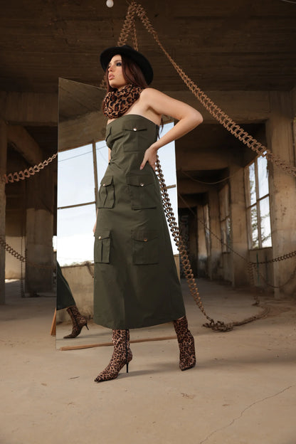 Verde Dress - Jessy fahmy