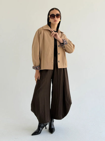 Pleated jacet - Nk Designs