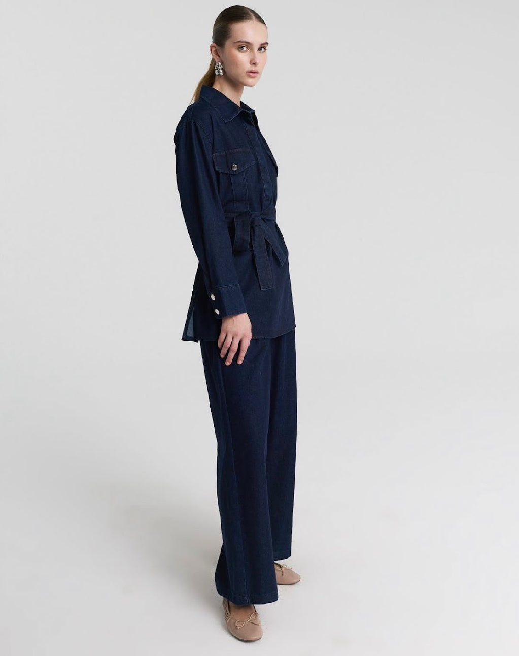 Denim blouse set - Magazin