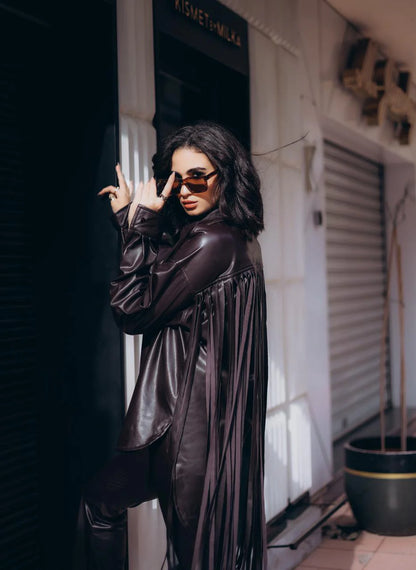 Fringes leather set - Jeno