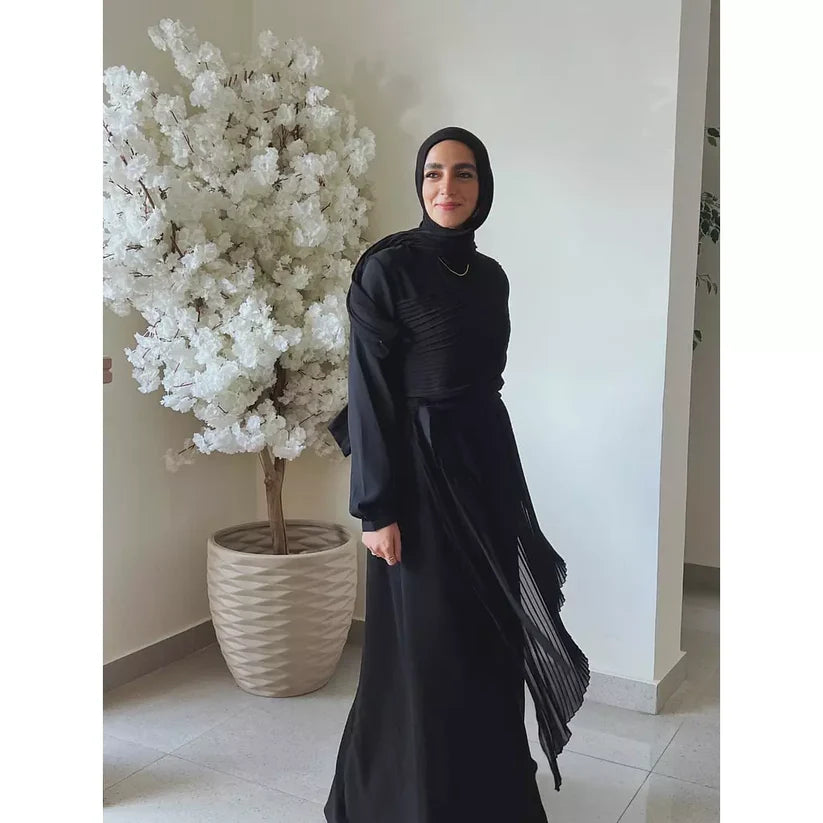 Roman pleated abaya - Modesty abaya