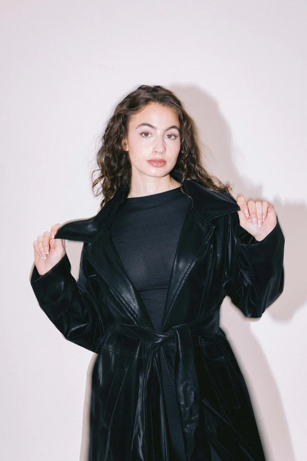 Rock it leather trench - Amalia