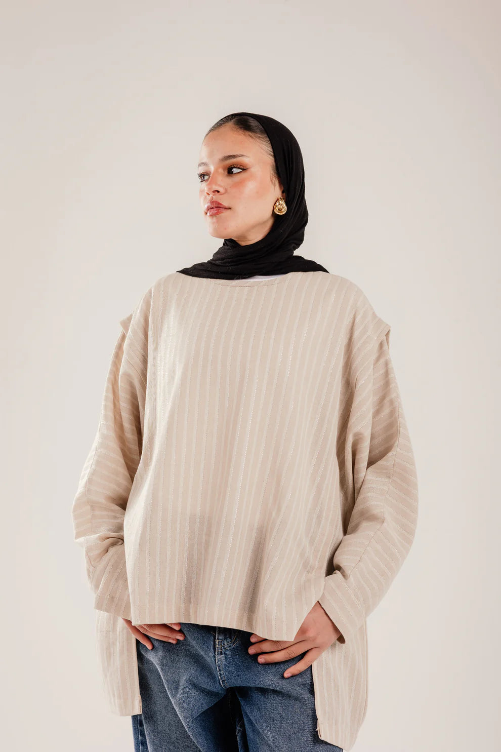 Sun Glow Linen Top - Amalia