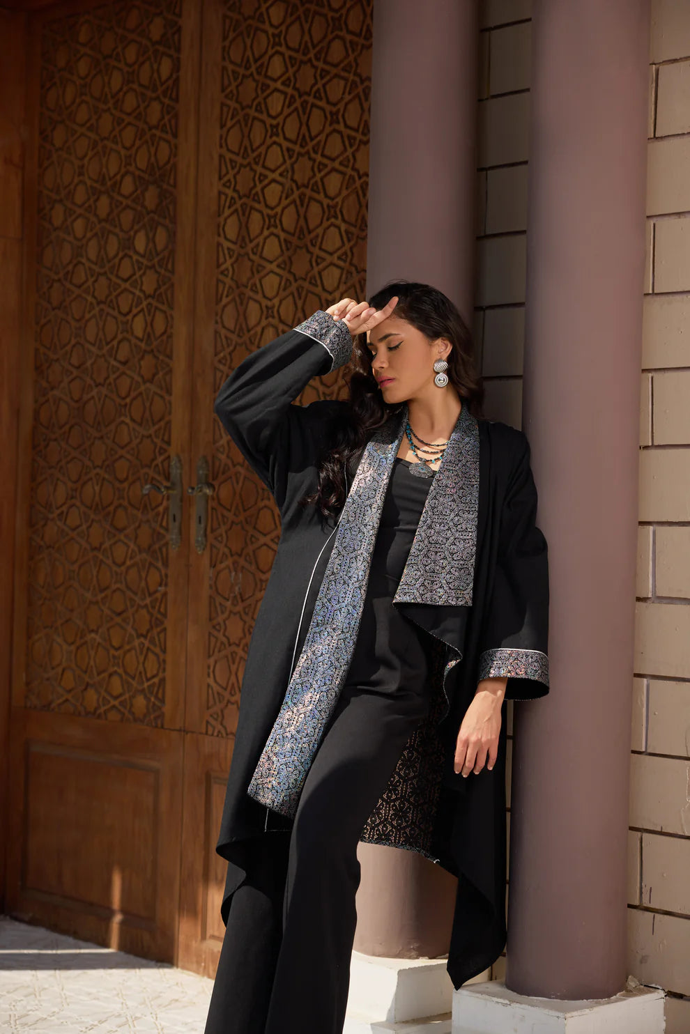 Linen Shimmery Cardigan - Jeno