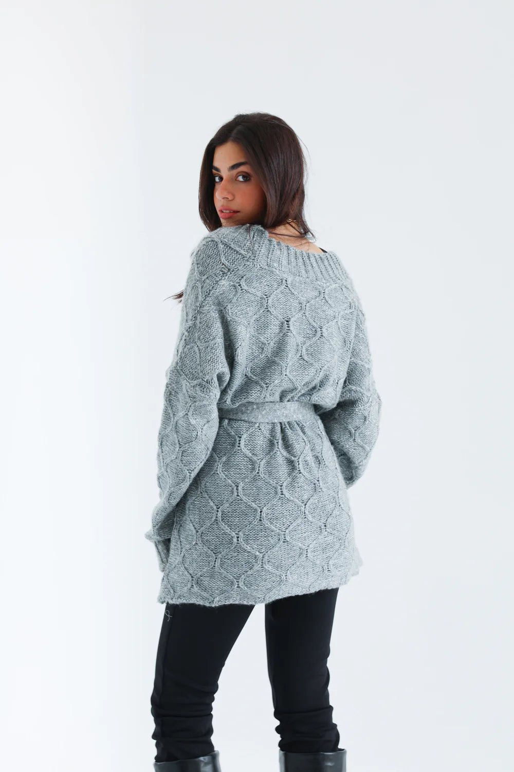 The fog knit cardigan - Sara salama