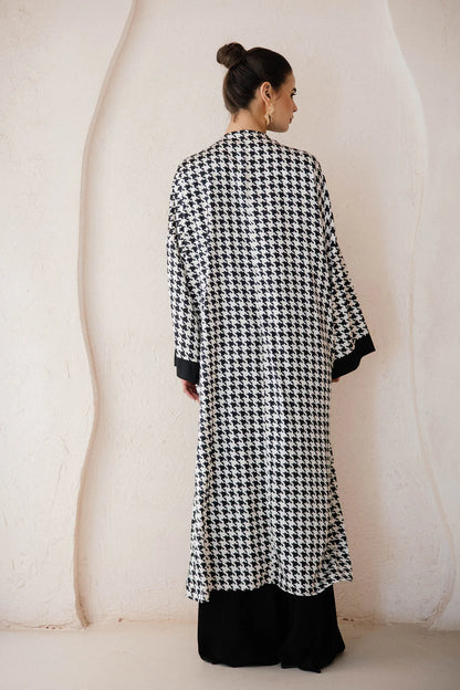 Houndstooth kaftan - Taj