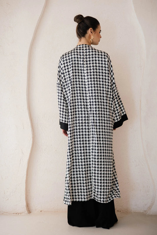 Houndstooth kaftan - Taj