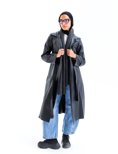 Faux leather coat - Zeyylan