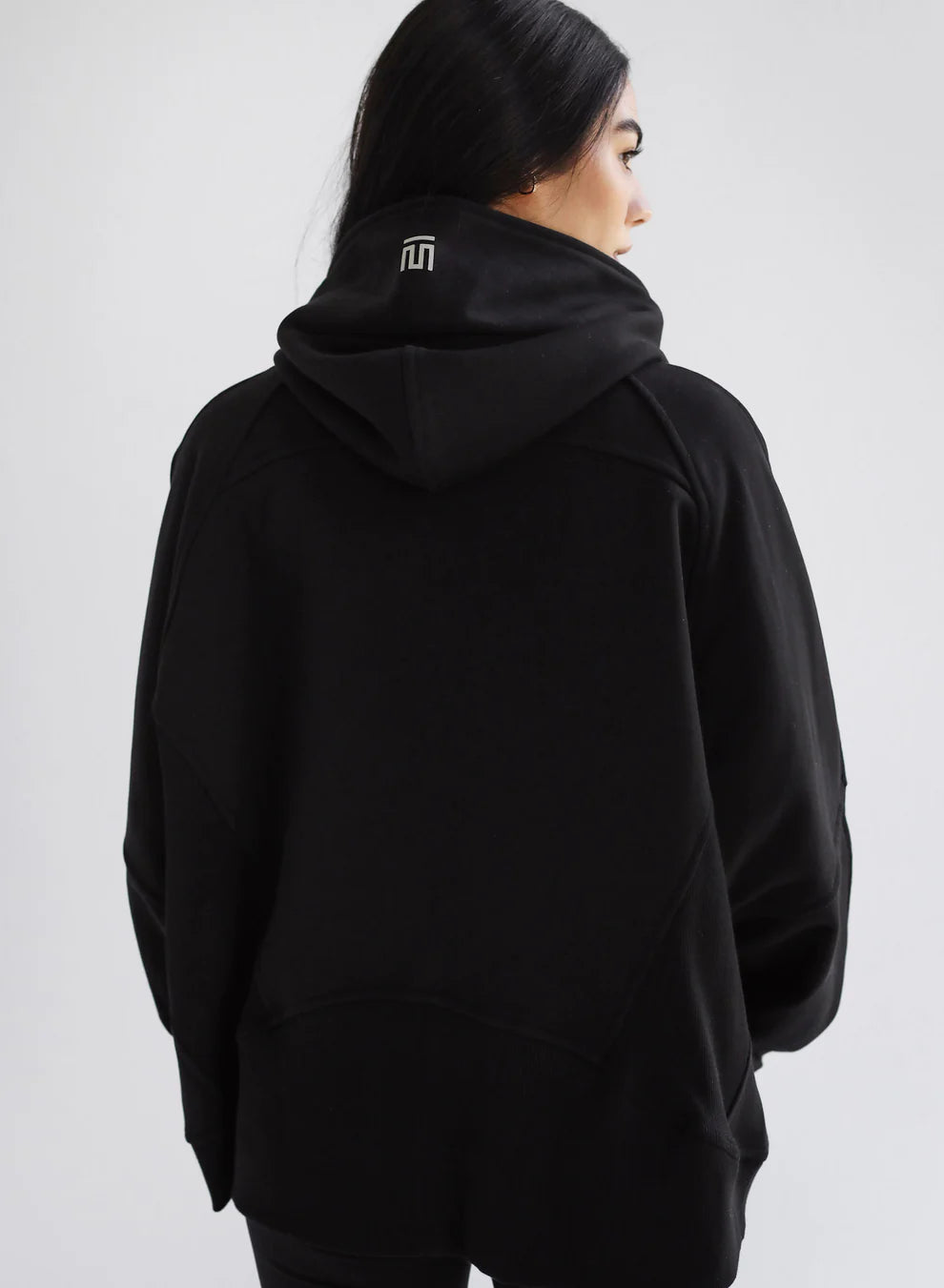 Midnight Zip Relaxed Hoodie - Tamaa