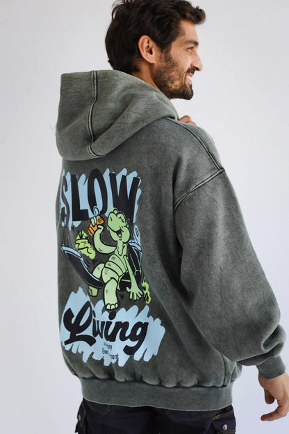 slow living hoodie adults - Tamaa