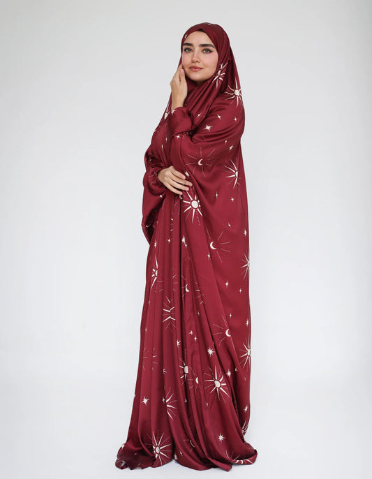 Ruby Skies Khimar - marmelade