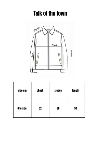 Talk of the town leather jacket - Amalia