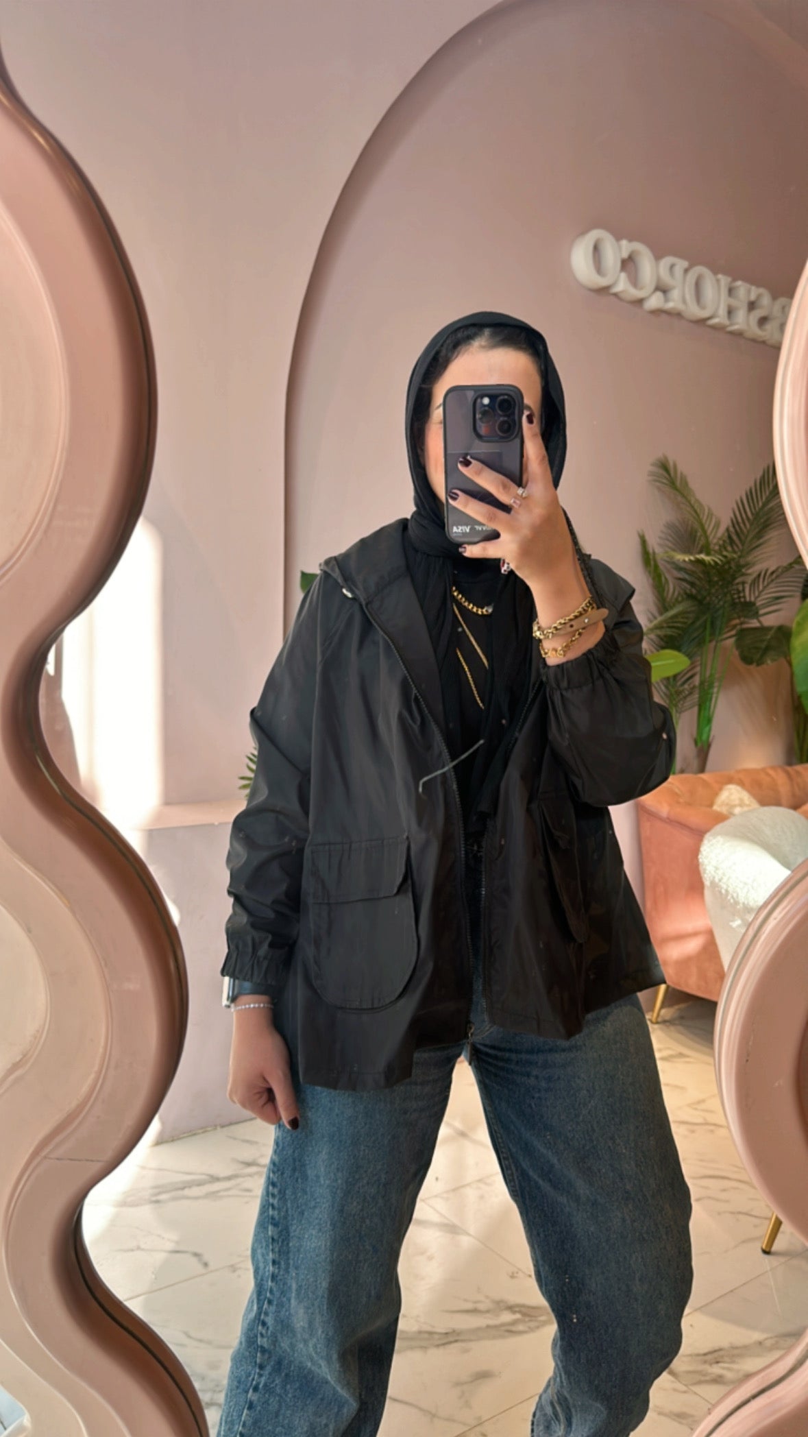 waterproof jacket black