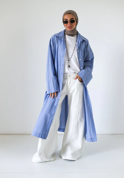 Open Slits Kimono shirt - Zeyylan