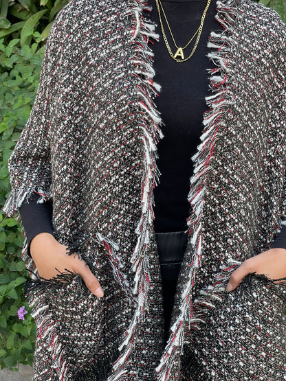 Tweed Cape Shawl - Estringo