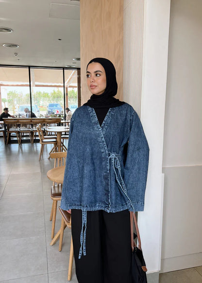 The every day Denim wrap - Modesty
