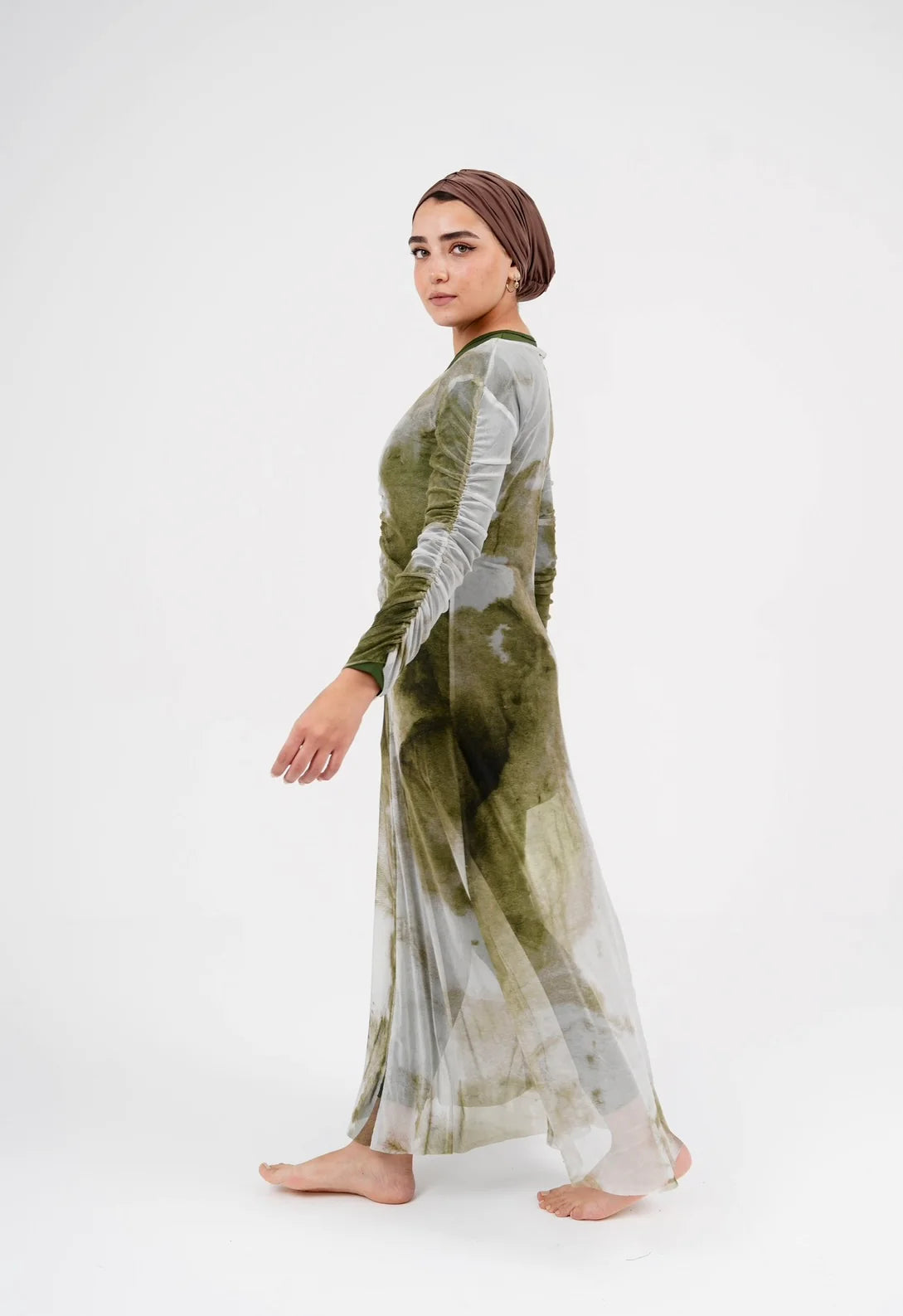 Marble mesh coverup - Le maillot